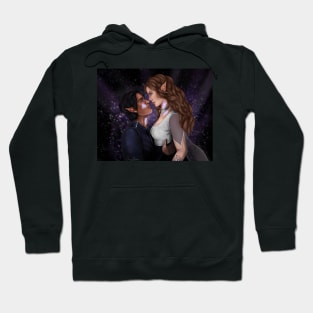 Feyre and Rhys with Star Splatter Hoodie